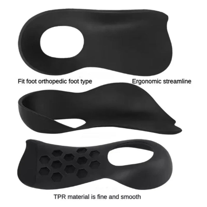 Orthopedische inlegzolen - Arch support voor platte voeten - Schokabsorberend - Bivakshop