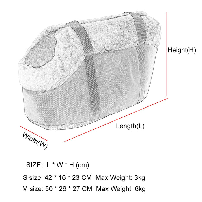 Outdoor reistas - Honden katten draagtas - Verstelbare schouderriem warme voering - Bivakshop