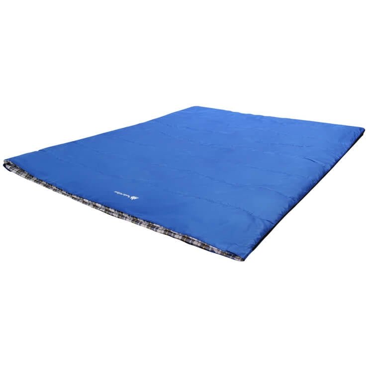 Oventure - Dubbel comfort slaapzak - 2 persoons flanellen voering inclusief kussens - Bivakshop