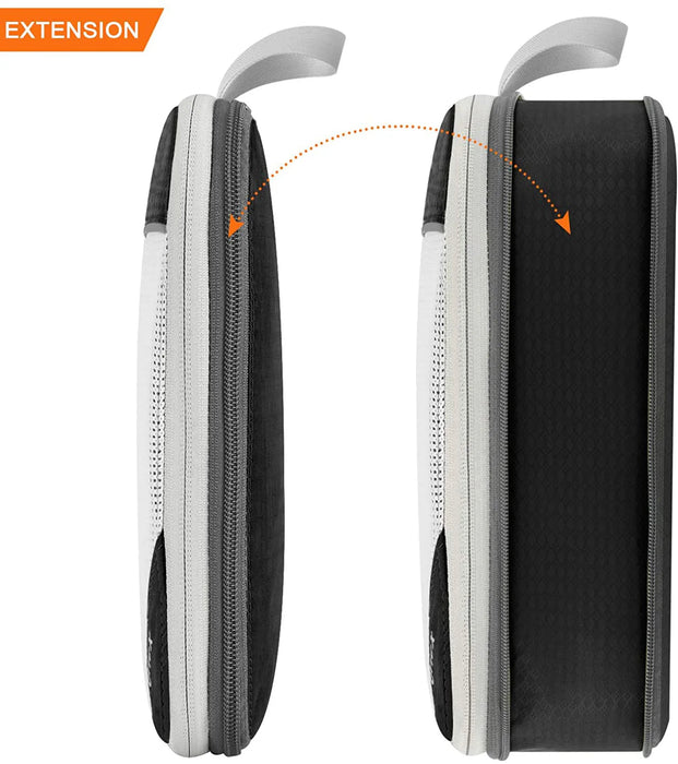 Reisset compressie organizers 6 - delig – lichtgewicht – met schoenentas - Bivakshop