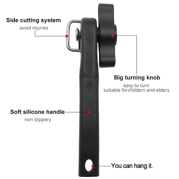 RVS Handmatige Blikopener – Veilig en Duurzaam – Professionele Keukenhulp - Bivakshop