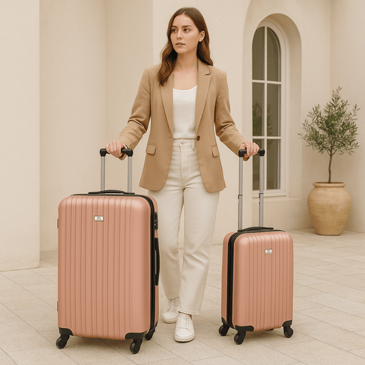 Slazenger - kofferset 2 - delig – Hardcase – Rosé goud - Bivakshop
