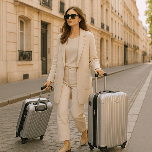 Slazenger - kofferset 2 - delig – Hardcase – Zilver - Bivakshop