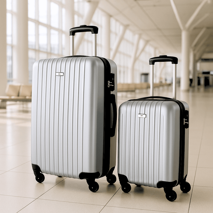 Slazenger - kofferset 2 - delig – Hardcase – Zilver - Bivakshop