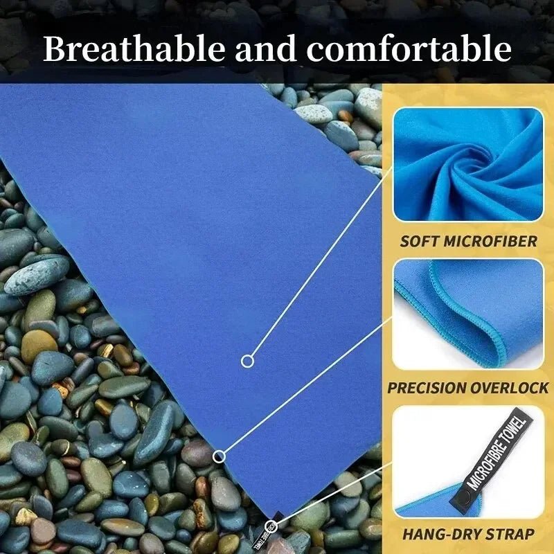 Sneldrogende sporthanddoek – Compact en lichtgewicht voor gym, strand & reizen (40x80cm) - Bivakshop