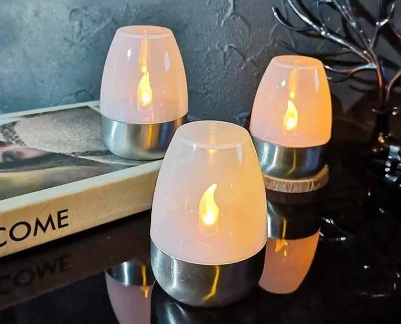 Solar LED kaarslamp – waterdicht – oplaadbaar - Bivakshop