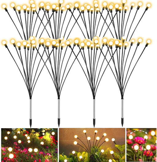 Solar tuinlamp – LED vuurvlieg – Windgedreven grondlamp - Bivakshop