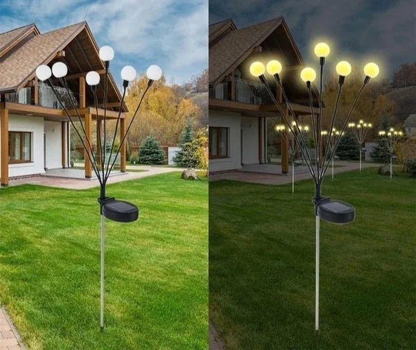Solar tuinlamp – LED vuurvlieg – Windgedreven grondlamp - Bivakshop
