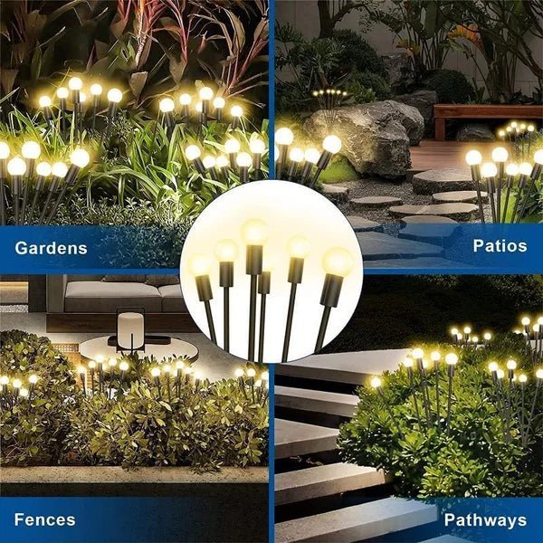 Solar tuinlamp – LED vuurvlieg – Windgedreven grondlamp - Bivakshop