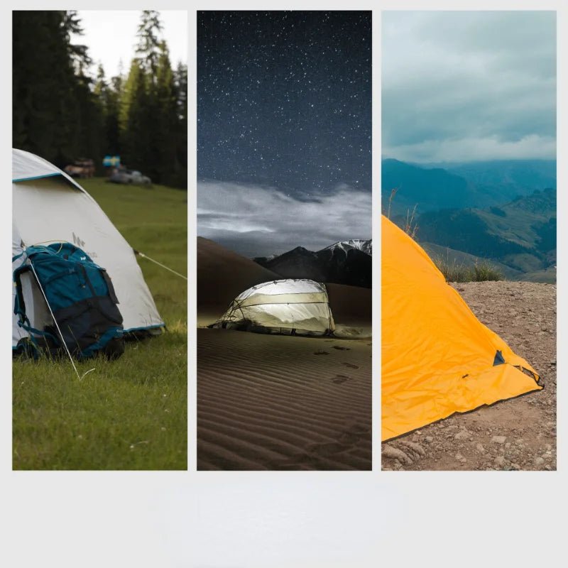 Sterke roestvrijstalen haringen – 6 stuks van 28 cm met reflecterend koord voor tent, strand en camping - Bivakshop