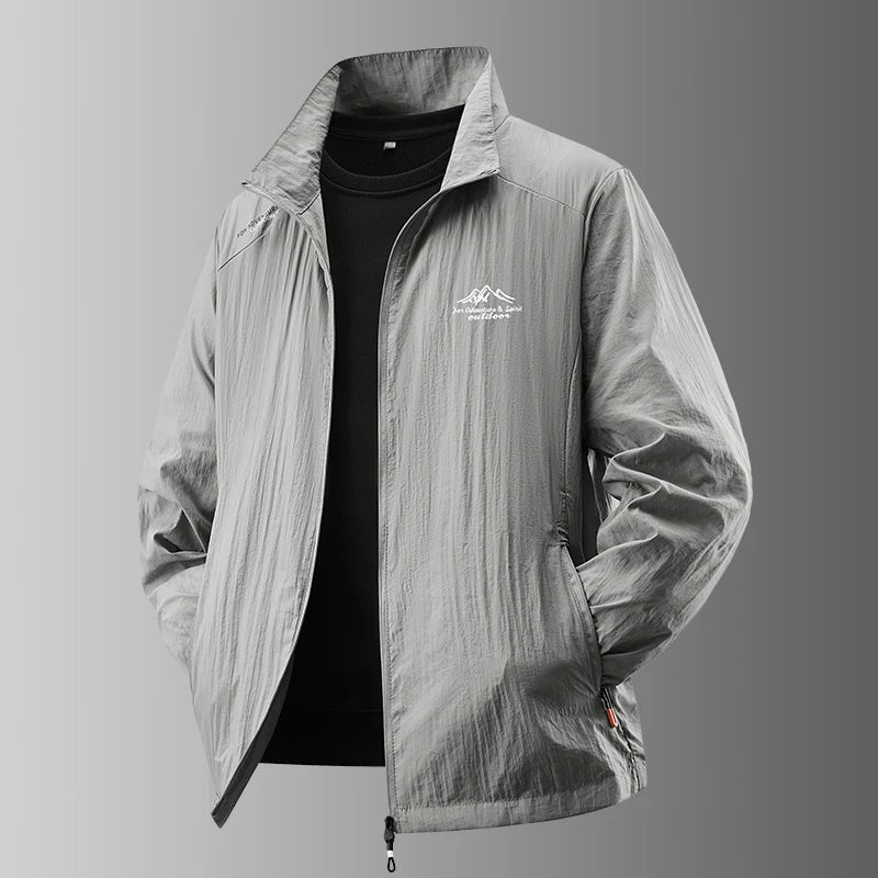 Summer Men's Sun Protection Casual Breathable Sports Windproof Water Resistant Ultrathin Jacket Outdoor Fishing Skin Clothing - Bivakshop