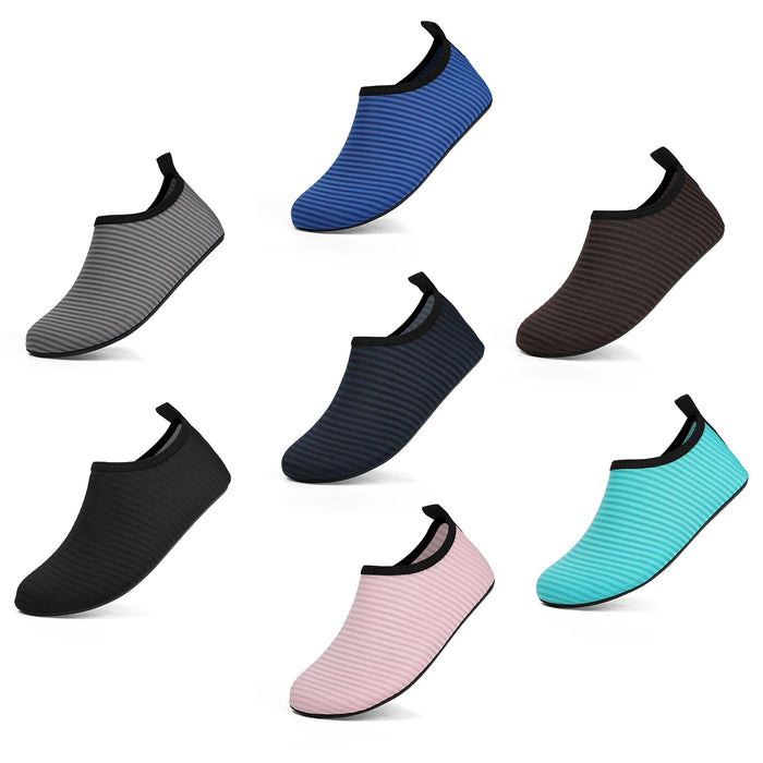 Summer Water Shoes Kids Aqua Socks Sneakers Boys Girls Swimming Shoes Beach Socks Childrens Casual Sneakers Striped Toddler - Bivakshop