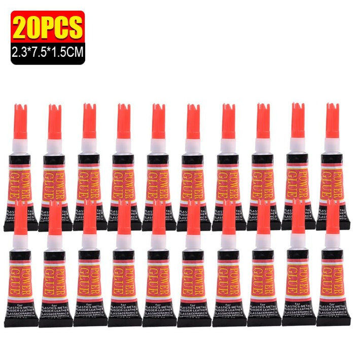 Superlijm 502 – Sterke Instant Lijm – Sneldrogende Cyanoacrylaat Lijm – 10/20/50 Stuks – 3g per Stuk - Bivakshop