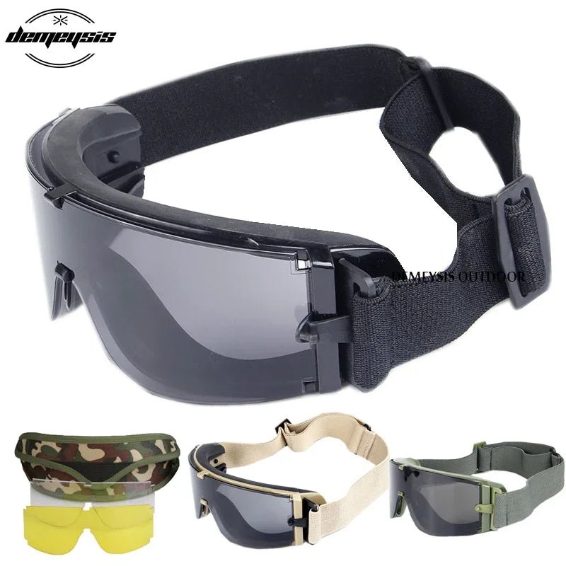 Tactische bril - Winddicht - Anti - uv bescherming - Bivakshop