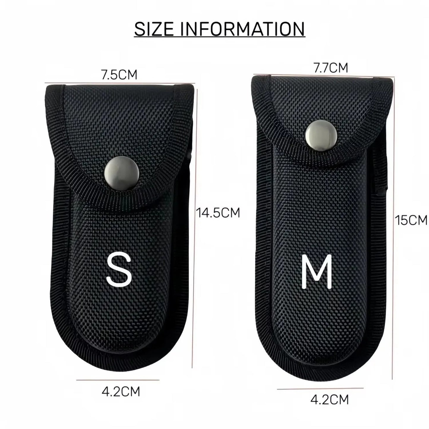 Tactische mes holster - Nylon EDC tools pouch voor outdoor en jagen - Bivakshop