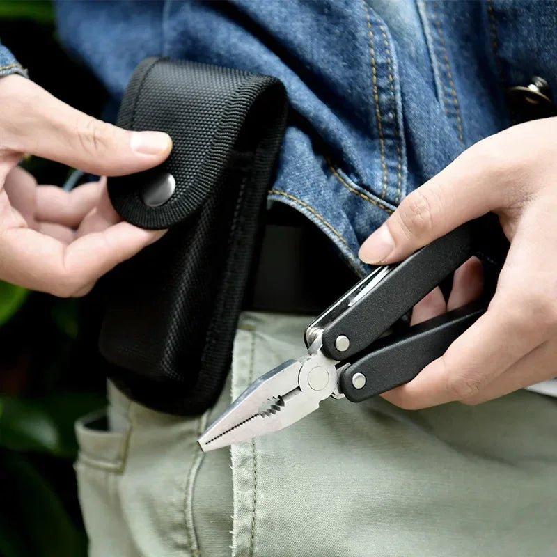 Tactische mes holster - Nylon EDC tools pouch voor outdoor en jagen - Bivakshop