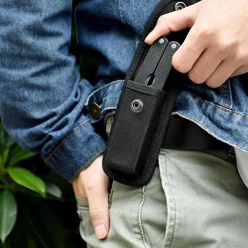 Tactische mes holster - Nylon EDC tools pouch voor outdoor en jagen - Bivakshop