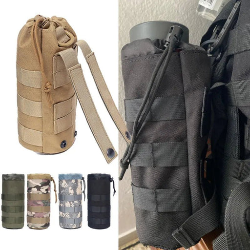 Tactische Molle waterfleshouder - Buiten tas voor camping, hiking en survival - Bivakshop