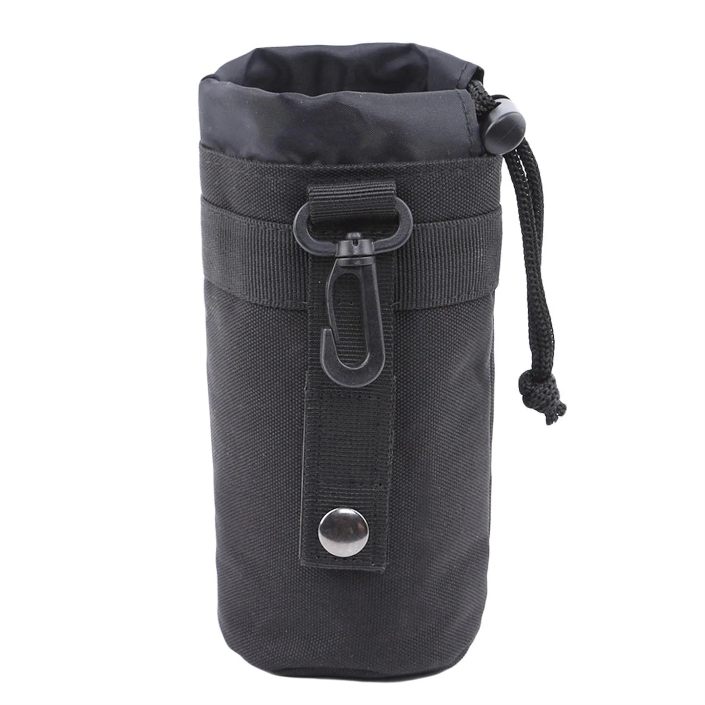 Tactische Waterfles pouch – Outdoor camouflage – Draagbare fleshouder met trekkoord - Bivakshop