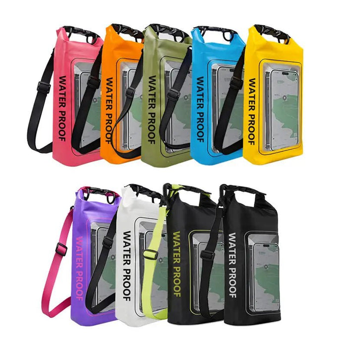 Touchscreen drybag 2 L – Waterdichte unisex tas voor outdoor & wateractiviteiten - Bivakshop