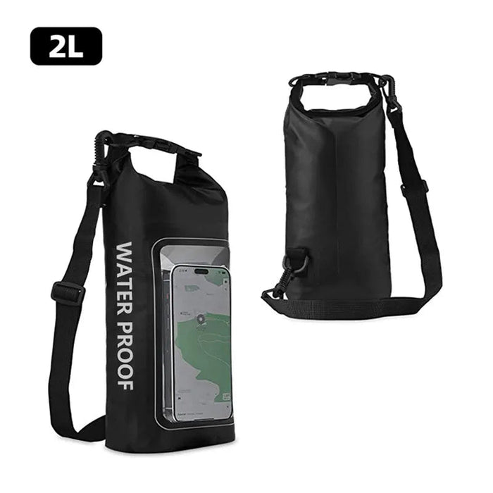 Touchscreen drybag 2 L – Waterdichte unisex tas voor outdoor & wateractiviteiten - Bivakshop