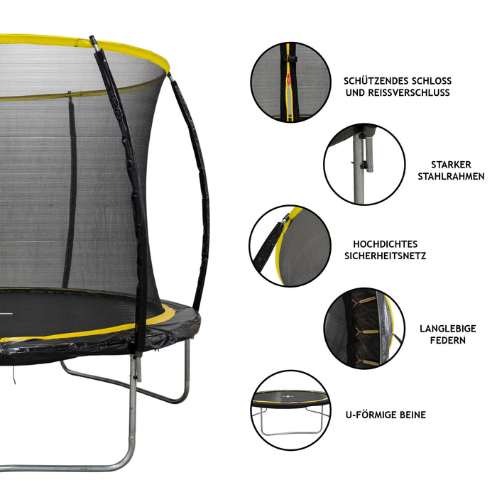 Trampoline 183 cm – Veiligheidsnet & duurzame constructie - Bivakshop