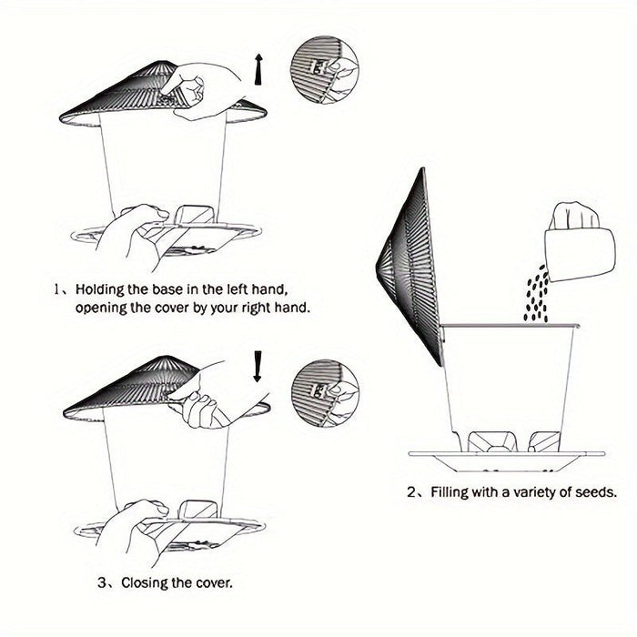 Transparante Vogelvoeder - Observeer wilde Vogels van dichtbij - Bivakshop