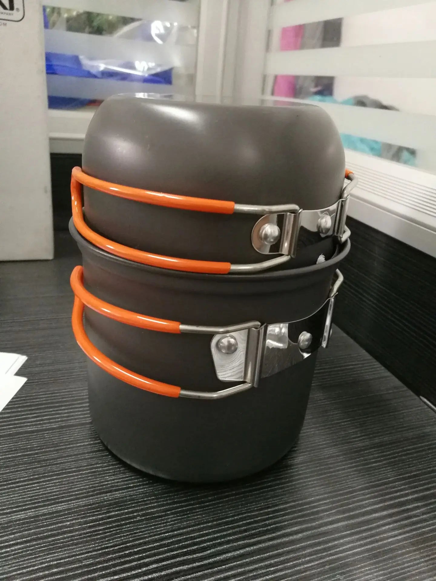 Ultralichte camping kookpan – 0,8L inklapbare aluminium pan voor outdoor koken en trektochten - Bivakshop