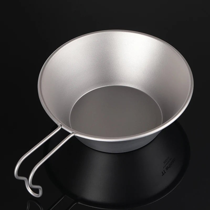 Ultralichte titanium kom – 260ml Sierra bowl met vast handvat voor outdoor & camping - Bivakshop