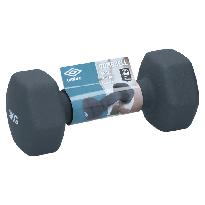 Umbro - Dumbbell 3 kg – Vinyl & rubber – Voor beginners - Bivakshop