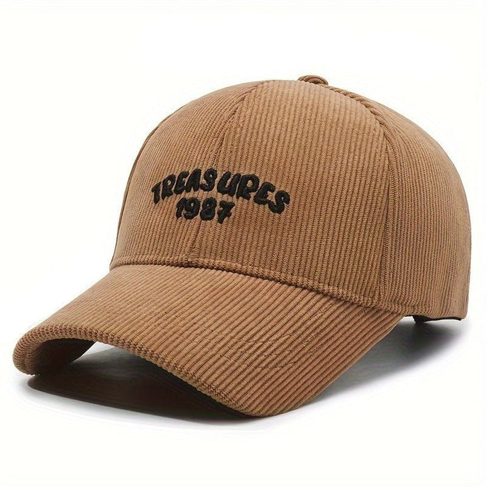 Uniseks corduroy pet - Casual stijl met geborduurd detail - Bivakshop