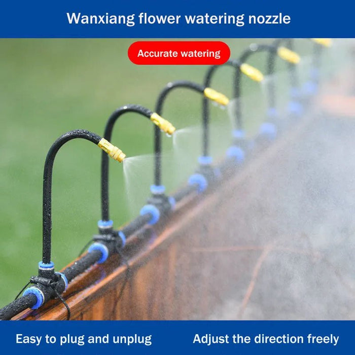 Universeel automatisch irrigatiesysteem - 5 - 20M - Roterende koperen spuit voor tuin & balkon - Bivakshop