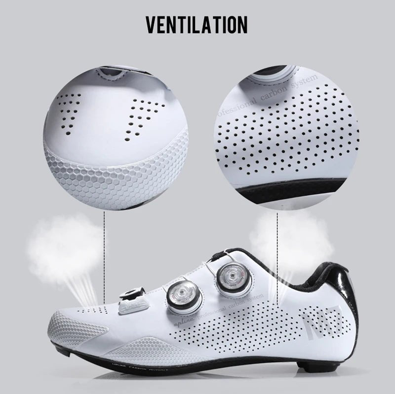 Upline ultralichte fietsschoenen - 14 niveau hardheid - Carbon fiber zool - Bivakshop