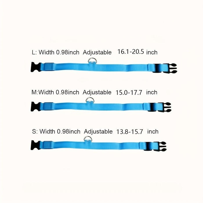 Verlichte hondenhalsband – Verstelbaar – Veilig in het donker - Bivakshop