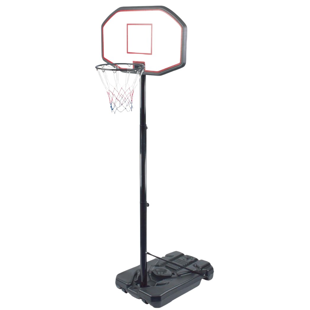 Verstelbare basketbalring op standaard - Hoogte tot 3.05 meter verstelbaar - Bivakshop