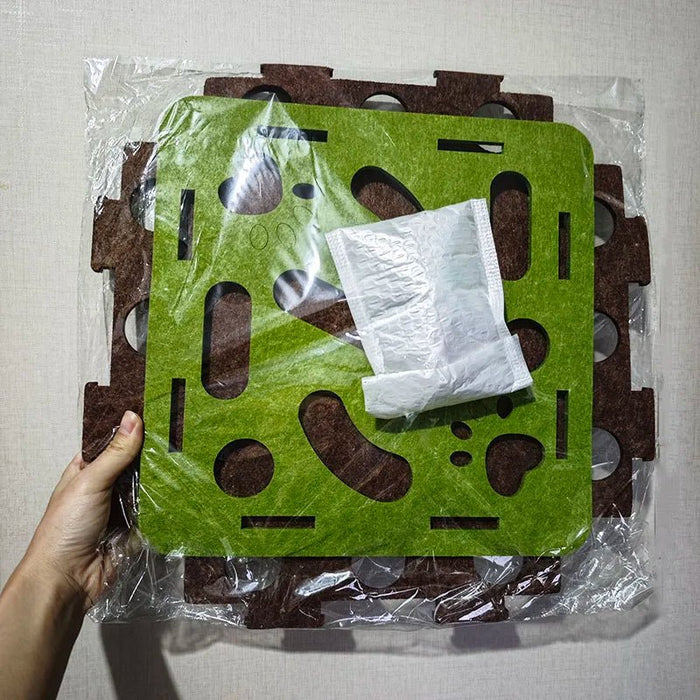 Vilten Puzzeldoos voor Katten – Interactief Doolhof met Speelbal - Bivakshop