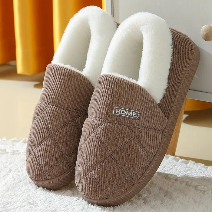 Warme pantoffels – zachte zool – pluizig wintercomfort - Bivakshop
