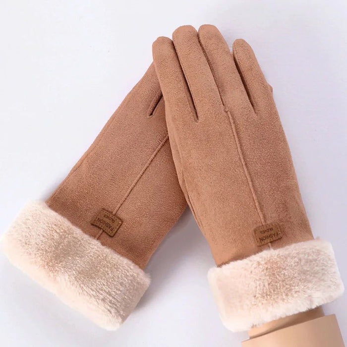 Warme winterhandschoenen dames - Schattig, zacht en touchscreen compatibel - Bivakshop
