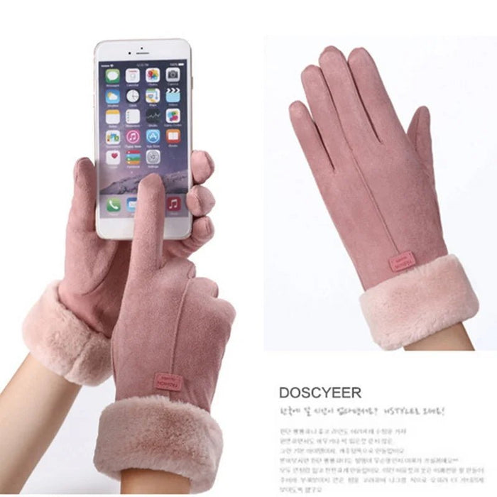Warme winterhandschoenen dames - Schattig, zacht en touchscreen compatibel - Bivakshop