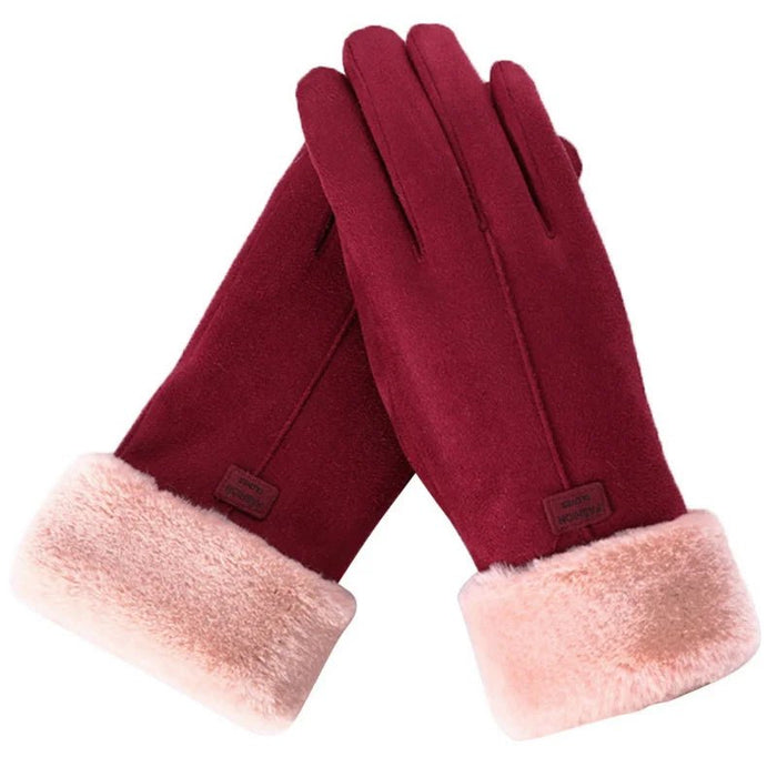 Warme winterhandschoenen dames - Schattig, zacht en touchscreen compatibel - Bivakshop