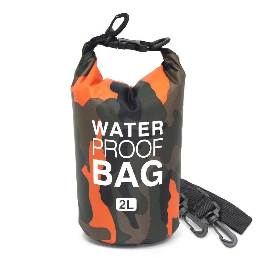 Waterdichte camouflage drybag – 30L rugzak voor rafting, zwemmen & outdoor trektochten - Bivakshop