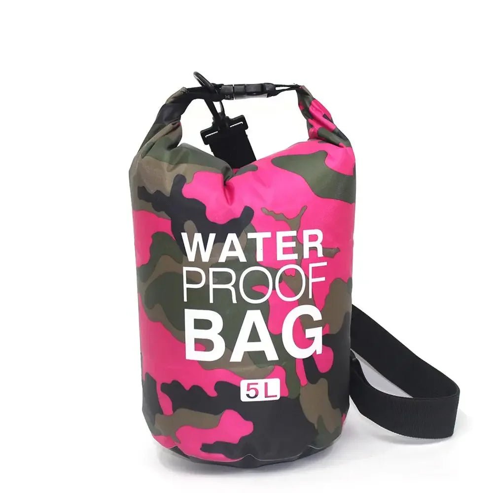 Waterdichte camouflage drybag – 30L rugzak voor rafting, zwemmen & outdoor trektochten - Bivakshop