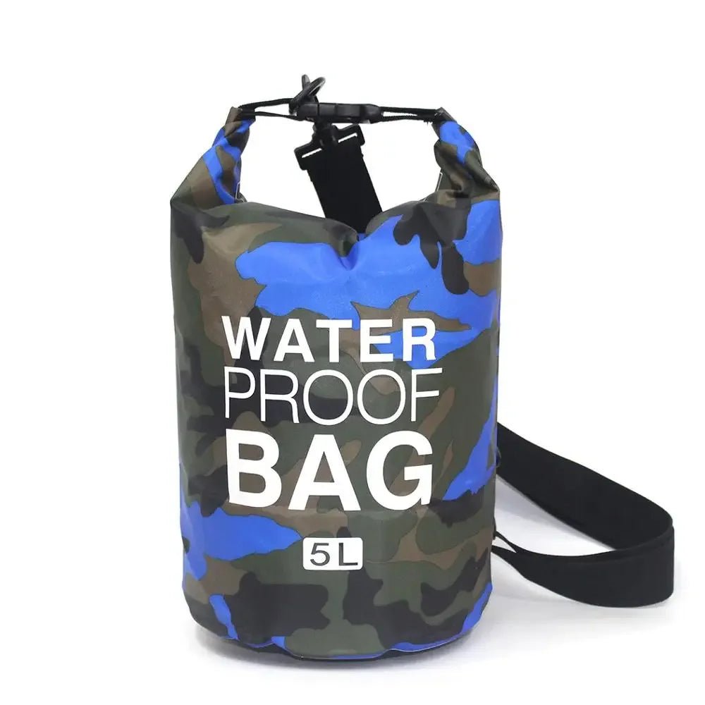 Waterdichte camouflage drybag – 30L rugzak voor rafting, zwemmen & outdoor trektochten - Bivakshop