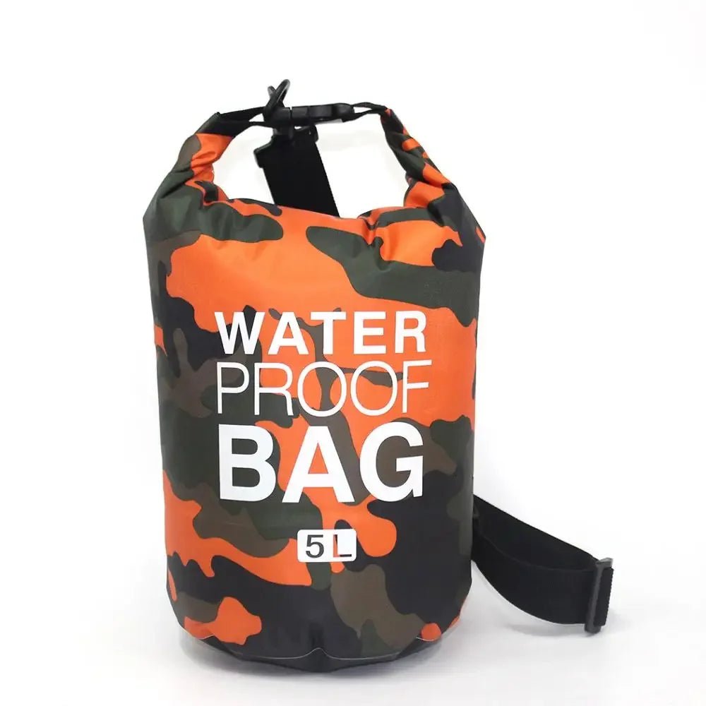 Waterdichte camouflage drybag – 30L rugzak voor rafting, zwemmen & outdoor trektochten - Bivakshop