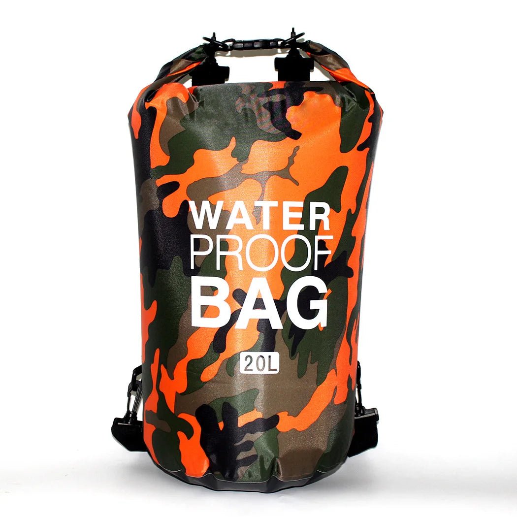 Waterdichte camouflage drybag – 30L rugzak voor rafting, zwemmen & outdoor trektochten - Bivakshop
