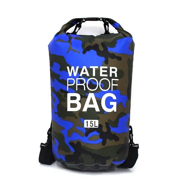 Waterdichte camouflage drybag – 30L rugzak voor rafting, zwemmen & outdoor trektochten - Bivakshop