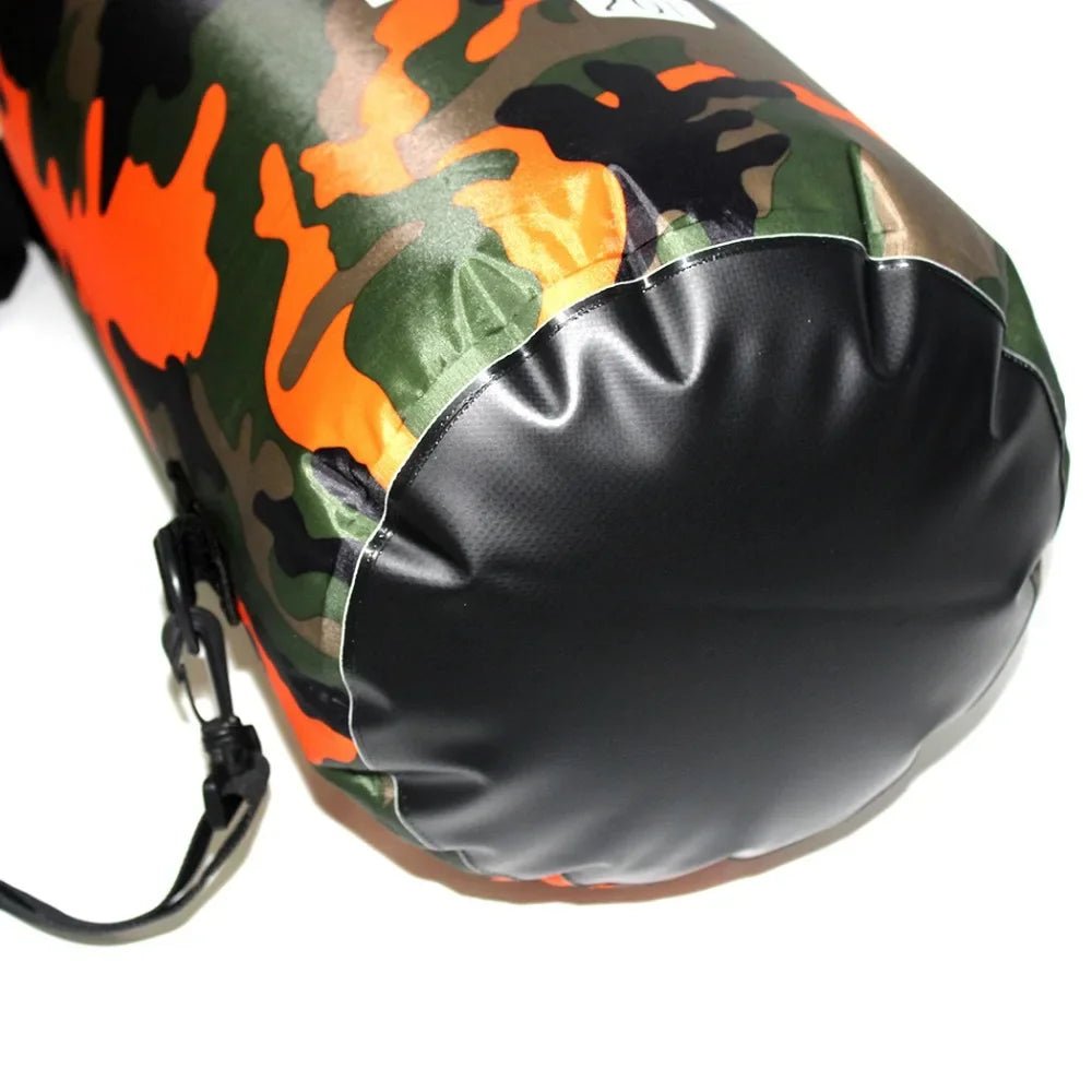 Waterdichte camouflage drybag – 30L rugzak voor rafting, zwemmen & outdoor trektochten - Bivakshop