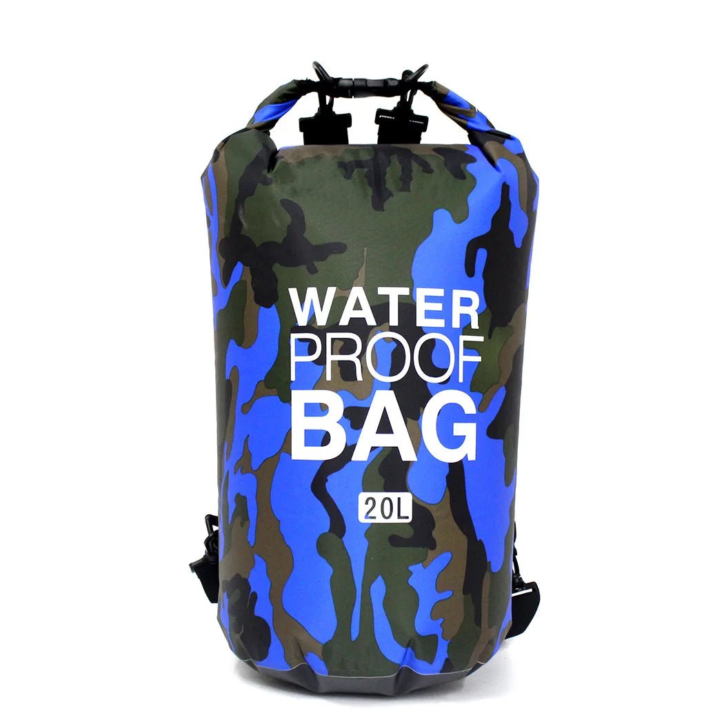 Waterdichte camouflage drybag – 30L rugzak voor rafting, zwemmen & outdoor trektochten - Bivakshop