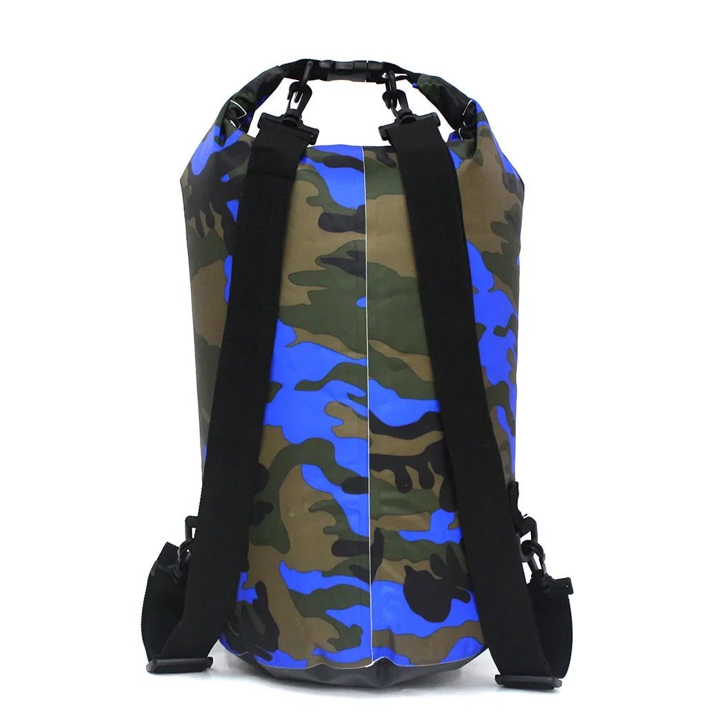 Waterdichte camouflage drybag – 30L rugzak voor rafting, zwemmen & outdoor trektochten - Bivakshop