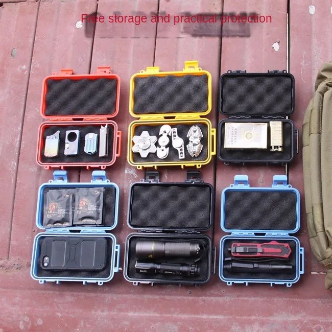 Waterdichte en schokbestendige opbergdoos – Luchtdichte survival container voor accessoires en tools - Bivakshop